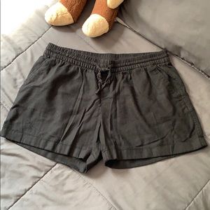 Old Navy Black Linen Shorts